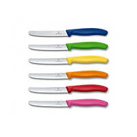 Набор из 6 ножей Victorinox Swiss Classic Colorful Tomato and Table Knife Set (6.7839.6G) GB, код: 7431943