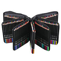 Профессиональные цветные карандаши с грифелем на масляной основе KALOUR 180 цветов в нейлонов BB, код: 7434479
