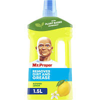Средство для мытья пола Mr. Proper Чистота и блеск Лимон 1.5 л 5410076957484 o