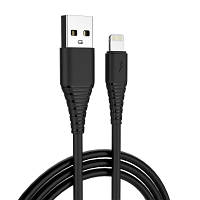 Зарядное устройство ColorWay 1USB Quick Charge 3.0 (18W) black + cable Lightning (CW-CHS013QCL-BK) g