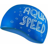 Шапка для плавания Aqua Speed Kiddie 142-Shark 1783 синій Діт OSFM (5908217617835) g