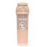 Бутылочка для кормления Twistshake антиколиковая 330 мл, бежевая (69874/78265) e