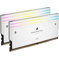 Модуль памяти для компьютера DDR5 32GB (2x16GB) 6000 MHz Dominator Titanium RGB White Corsair
