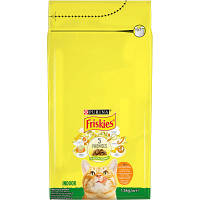 Сухой корм для кошек Purina Friskies Indoor с курицей и овощами 1.5 кг (7613031341887) g