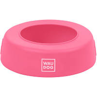 Посуда для собак WAUDOG Silicone Миска-непроливайка 750 мл розовая (50787) p
