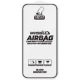 Захисне 3D скло Blueo Invisible Airbag Anti-broken для Apple iPhone 15 Pro (6.1") Чорний, фото 3