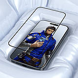 Захисне 3D скло Blueo Invisible Airbag Anti-broken для Apple iPhone 15 Pro (6.1") Чорний, фото 6