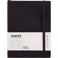 Книга записная Axent Partner Soft L 190х250 мм в гибкой обложке 96 листов в клетк (8615-01-A) p