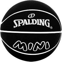 М'яч баскетбольний Spalding Spaldeens Mini чорний Уні 5.5 см 51335Z (689344408019) p