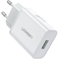 Зарядное устройство Ugreen CD122 18W USB QC 3.0 Charger (White) (10133) g