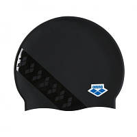 Шапка для плавання Arena Team Strip Cap 001463-105 чорний Уні OSFM (3468336661857) g