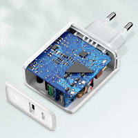 Зарядное устройство Ugreen CD170 36W USB + Type-C Charger (White) (60468) g