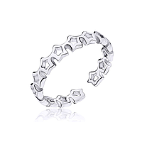 Серебряное кольцо, Размер 15,0, Вес: 0.9 г