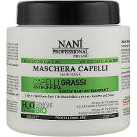 Маска для волосся Nani Professional Milano Antidandruff для схильних до жирності та лупи волосся 500 мл (8034055534182) p