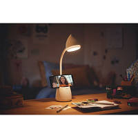 Настільна лампа Philips LED Reading Desk lamp Hat 4.5W, 3000/4000/5700K, 1800mAh (Lithium battery), білий (929003241007) g