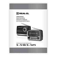 Портативний радіоприймач REAL-EL X-510 Black g