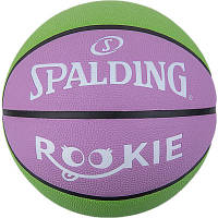 Мяч баскетбольный Spalding Rookie зелений, рожевий Уні 5 84369Z (689344406800) g