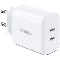 Зарядное устройство Ugreen 2xUSB 40W PD (2xType-C) PD CD243 White (10343) p