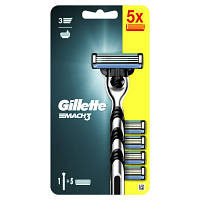 Бритва Gillette Mach3 c 5 сменными картриджами (7702018610181) g