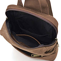 Слинг через плечо, нагрудная сумка из кожи и канваса TARWA RCc-1905-3md высокое качество