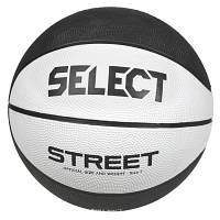 Мяч баскетбольный Select Basketball Street v23 біло-чорний 205570-126 №5 (5703543314126) p