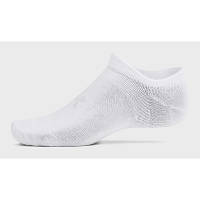 Носки Under Armour 1382611-100 Essential No Show 6 пар білий MD (196885583667) g