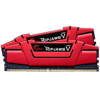 Модуль памяти для компьютера DDR4 8GB (2x4GB) 2400 MHz RIPJAWS V RED G.Skill (F4-2400C17D-8GVR) g