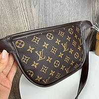 Женская сумочка бананка на грудь стиль Луи Витон, сумка кросс-боди слинг ЛВ Логотип высокое качество
