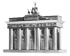 Металевий 3D конструктор "Бранденбурзькі ворота"