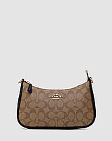 Coach Teri Shoulder Bag In Signature Canvas 24.5 x 14 x 6 см женские сумочки и клатчи высокое качество