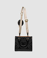 Louis Vuitton Onthego PM Monogram Empreinte Black 24 х 20 х 11 см женские сумочки и клатчи высокое качество