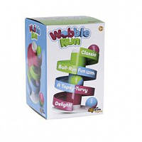 Развивающая игрушка Fat Brain Toys Трек-балансир для шариков Wobble Run (F273ML) b