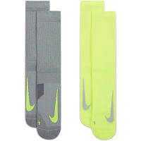 Носки Nike U NK MLTPLIER CRW 2PR - 144 SX7557-929 38-42 2 пари Сірий/Салатовий (195868374650) g