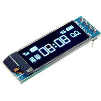 OLED дисплей графический SSD1306 I2C 0.91" 128x32 Arduino AVR STM32 m