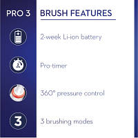 Электрическая зубная щетка Oral-B Pro 3 3500 D505.513.3X WT (4210201395539) g