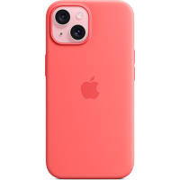 Чехол для мобильного телефона Apple iPhone 15 Silicone Case with MagSafe Guava (MT0V3ZM/A) g