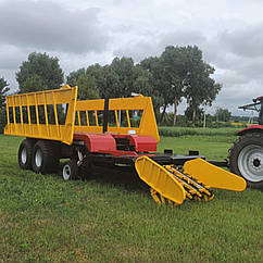 Напівпричіп-тюковіз самозавантажувальний  ПТ-16 KVADRO