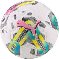 Мяч футбольный Puma Orbita 1 TB (FIFA Quality Pro) Уні 5 Білий / Рожевий / Мультиколор (4065449744386) g