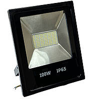 Лед прожектор UА LED 100W 8000 Lm 6500К IP65 чорний