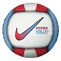 М'яч волейбольний Nike Hypervolley 18P білий, блакитний, червоний Уні 5 N.100.0701.982.05 (887791358387) p