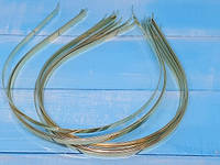 Металлический обруч для волос, ширина 0,45 см, цвет золото, шт., Золотий