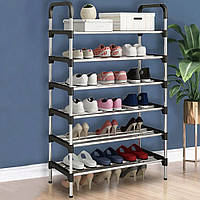 Полка для обуви 6 ярусов (123х57х29см) New shoe rack/ Напольная этажерка для обуви / Обувная стойка-органайзер