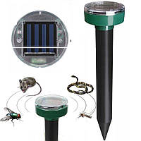 Ультразвуковой отпугиватель грызунов, кротов и насекомых Garden Pro / Отпугиватель с солнечной панелью