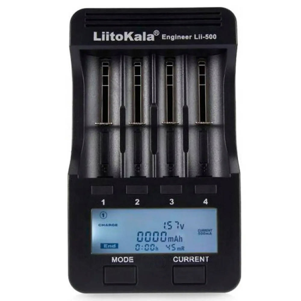 Універсальне зарядне для акумуляторів Liitokala Lii-500 з автозаряджанням/Заряджання для батарейок