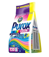 Стиральный порошок Purox Color 10 кг п/э, 120стирок Предотвращает выцветание и потускнение цветов