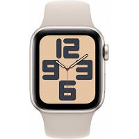 Смарт-часы Apple Watch SE 2023 GPS 40mm Starlight Aluminium Case with Starlight Sport Band - S/M (MR9U3QP/A) g
