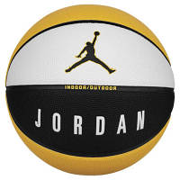 Мяч баскетбольный Nike Jordan Ultimate 2.0 8P Deflated білий, чорний, жовтий Уні 7 J.100.8254.153.07