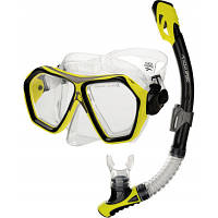 Набір для плавання Aqua Speed Blaze + Borneo 60320 618-18 Уні OSFM жовтий, чорний (5905718603206) p