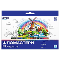 Фломастеры Kite Classic, 24 цвета