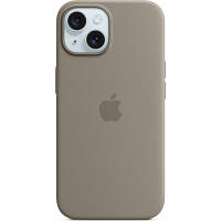 Чохол для мобільного телефону Apple iPhone 15 Silicone Case with MagSafe Clay (MT0Q3ZM/A) p